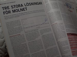 Tre stora lösningar för molnet