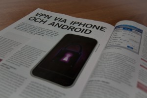 VPN via iPhone och Android