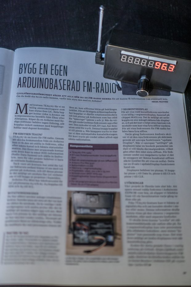 Bygg en arduinobaserad FM-radio (Datormagazin 6 2017)