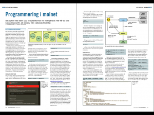 Programmera i molnet med OpenShift